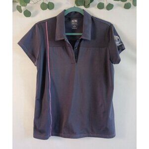 Adidas ClimaCool Golf Polo Shirt Purple Women’s Size L The Sound Golf Links